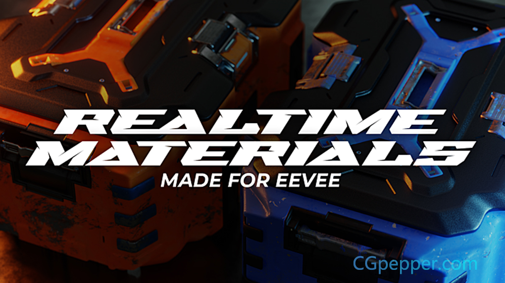 blender实时材质—Realtime Materials For Blender CGPepper专注优质三维资源